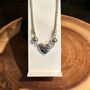 Tiffany&CO engraved super rare condition necklace